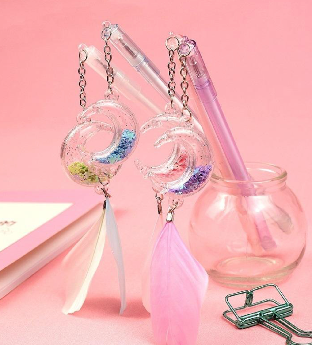 Moon Pendant Gel Pen