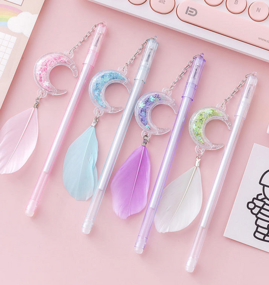 Moon Pendant Gel Pen