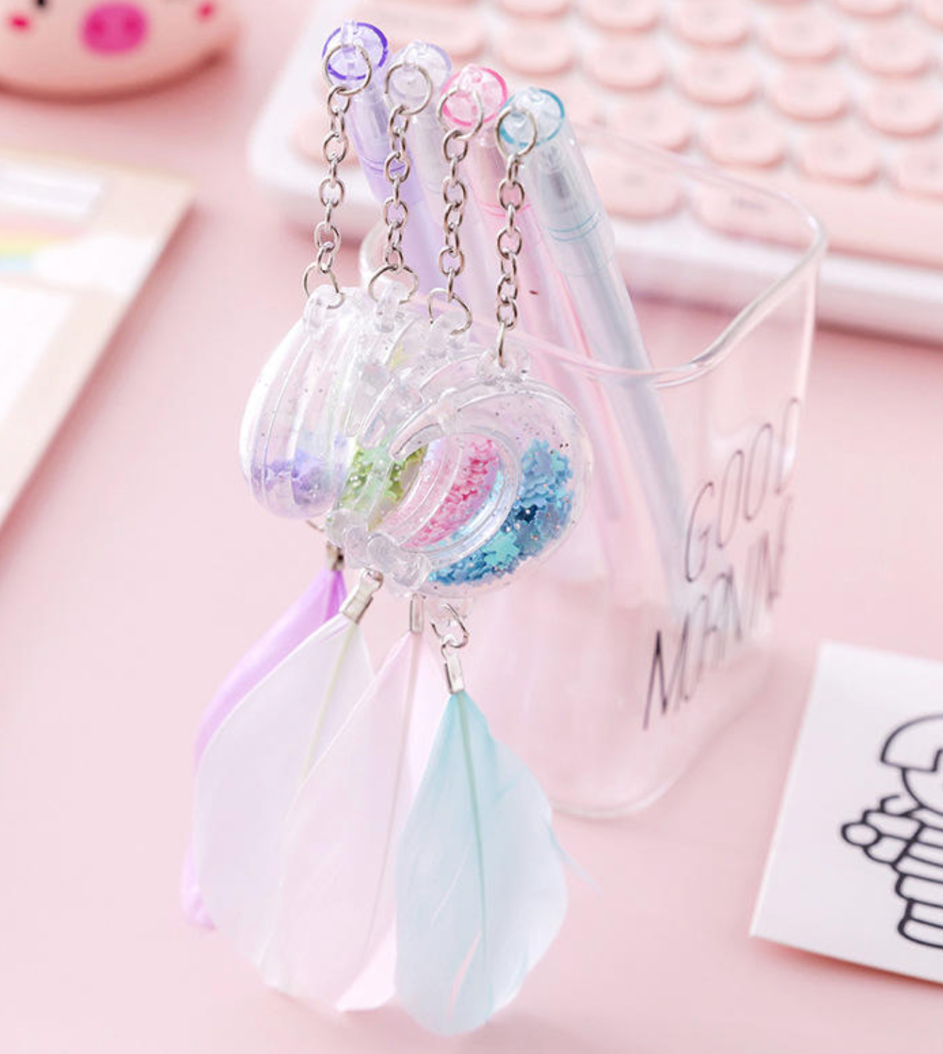 Moon Pendant Gel Pen