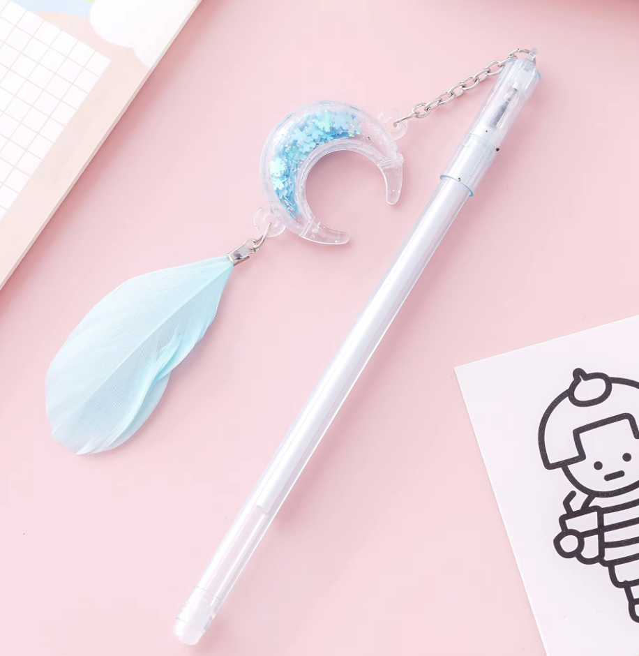 Moon Pendant Gel Pen