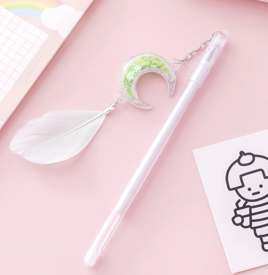 Moon Pendant Gel Pen