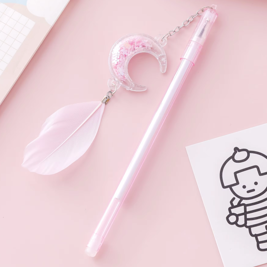 Moon Pendant Gel Pen