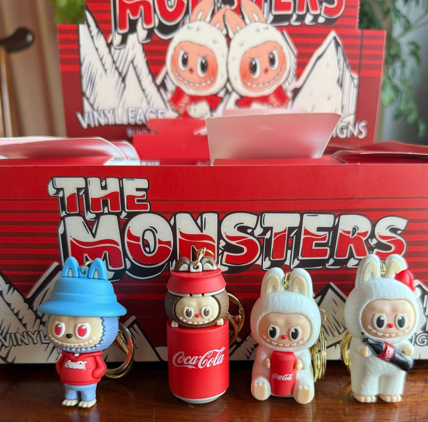 Coca Cola Series labubu Keychain