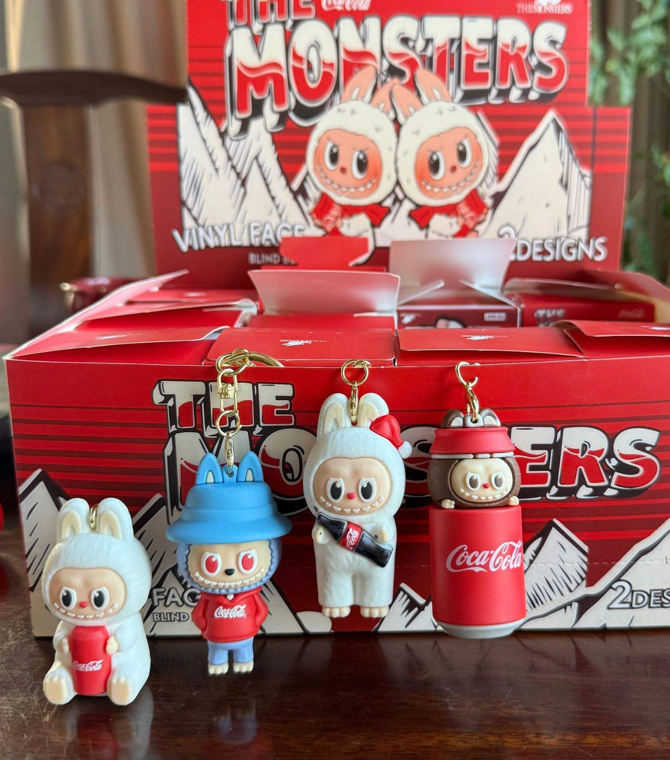 Coca Cola Series labubu Keychain