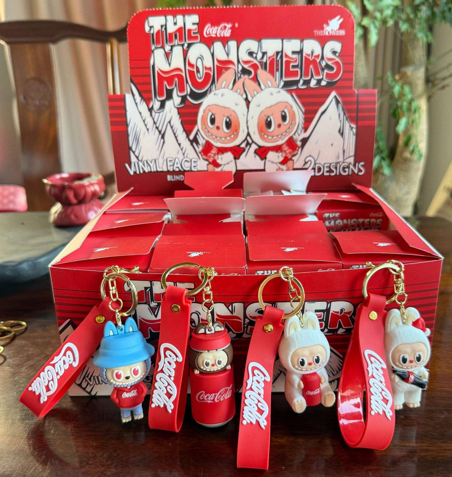 Coca Cola Series labubu Keychain