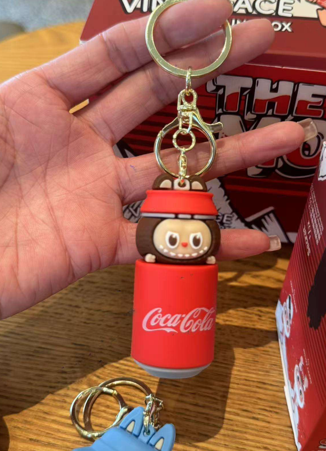 Coca Cola Series labubu Keychain