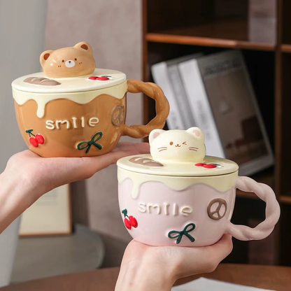 Pink Cat Mug