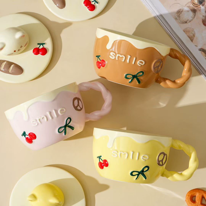 Pink Cat Mug