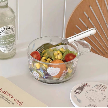Happy Everyday Glass Bowl