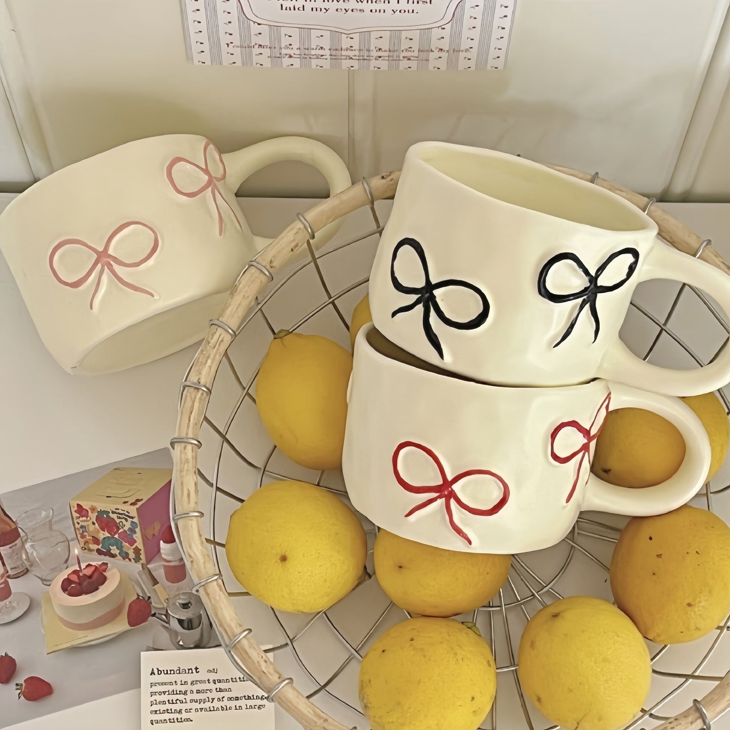 Bow Coffee Cup