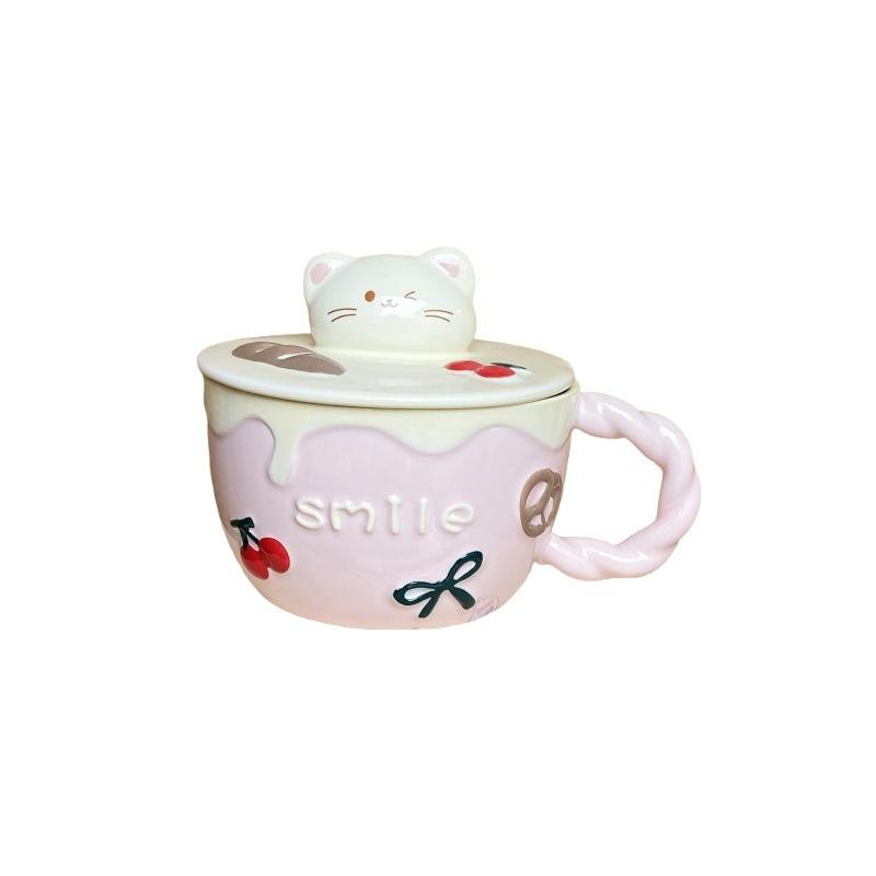 Pink Cat Mug
