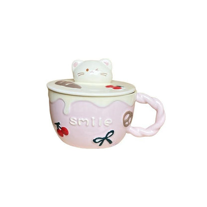 Pink Cat Mug