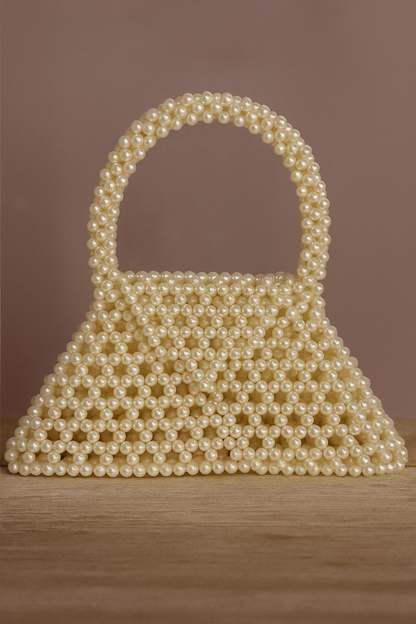 Handmade Pearl Stone Handbag
