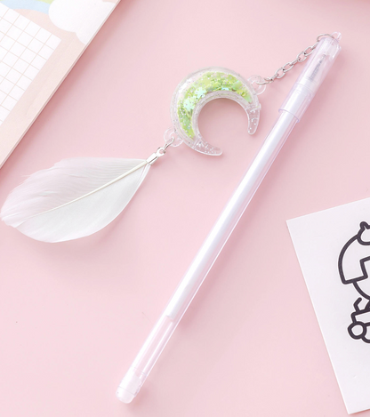 Moon Pendant Gel Pen