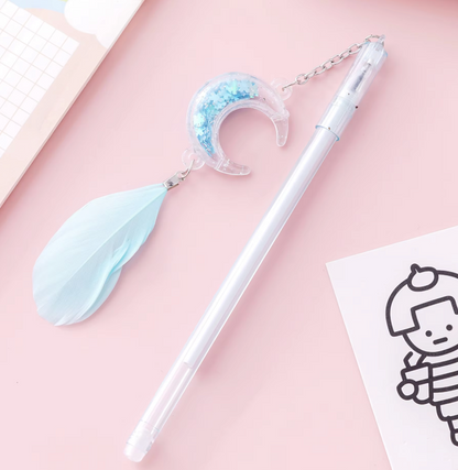 Moon Pendant Gel Pen