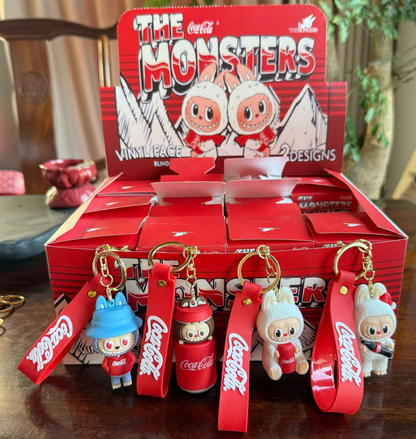 Coca Cola Series labubu Keychain