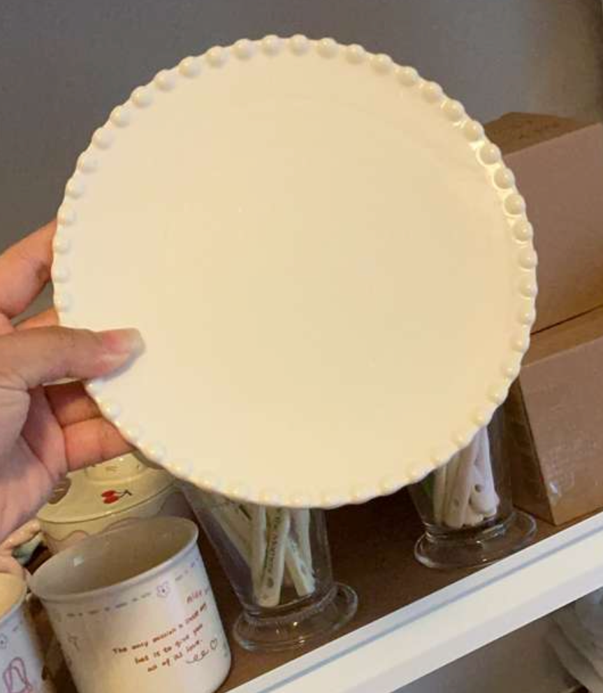 Pearl Edge Plate - 8 inch